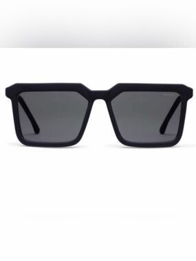 KOMONO-Benicio Black Rubber Sunglasses (NEW)